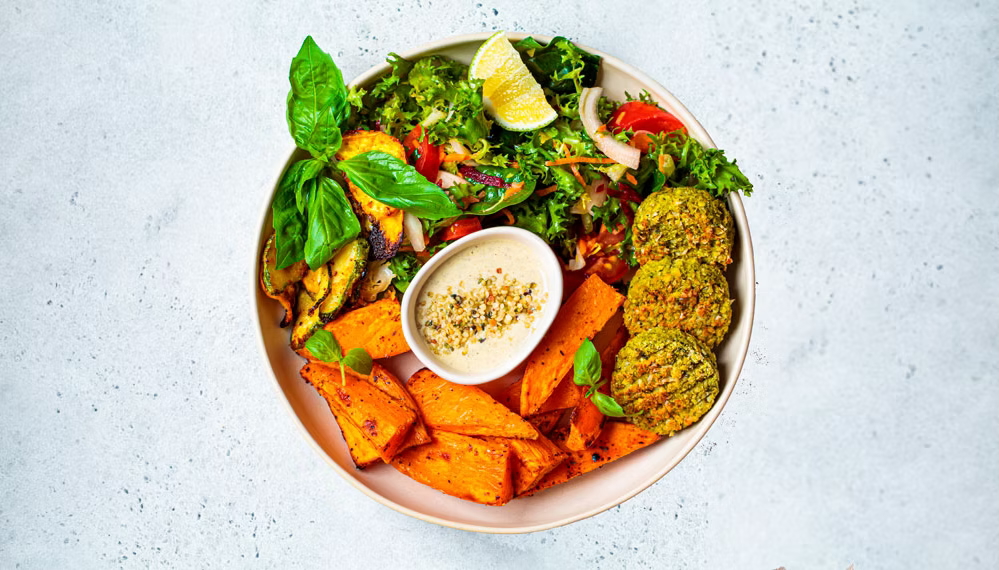 Healthy vegetarian food